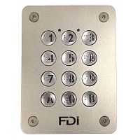 12-key keypad FD-060-164panel-mountmetalvandal-proof