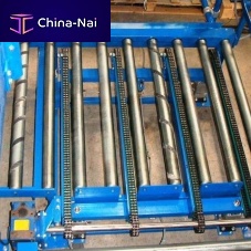 Pallet transfer system container