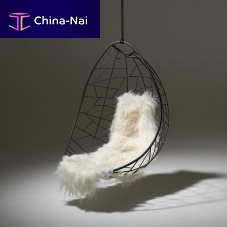 Contemporary hanging chair NEST EGGoutdoorindoorpowder-coated steel
