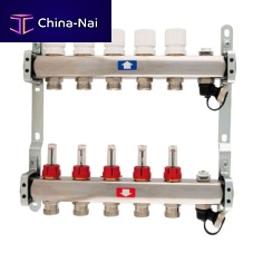 Underfloor heating fitting 2202-01 seriesstainless steelmanifold