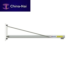 Wall-mounted jib crane Mechcrane LVS/AVS seriesrotaryoverbracedergonomic