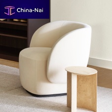 Contemporary armchair SOUFFLOTfabricleathersteel