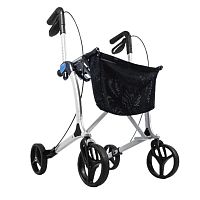 4-wheel rollator 70205with seatwith basketheight-adjustable