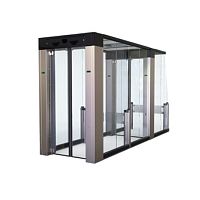 Airport security air lock PasSecfor access controlautomaticnon-return