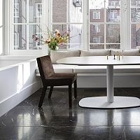 Contemporary dining chair SAARindoorfabricleather