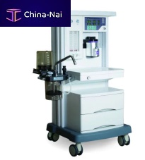 Trolley-mounted anesthesia workstation