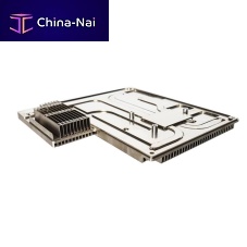 Aluminum heat sink for electronicswith heat pipe