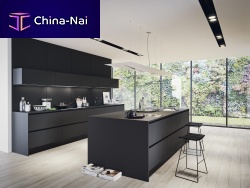 Contemporary kitchen LAMINA 1.0laminateislandhandleless