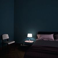 Contemporary lampshade LUMIEREaluminumglass