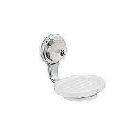 Wall-mounted soap dish DELUXE: 68200chromed metal