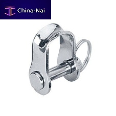 Straight shackle for sailboats 072flatstainless steel