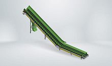 Belt conveyor chainhorizontalinclined