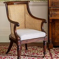 Regency style chair WICKHAM indoorfabriccotton