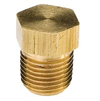 Hexagonal plug malebrass