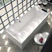 Free-standing bathtub NEUTRA CENTRO STANZA 1Solid Surfacewhite