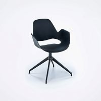 Contemporary chair FALK indoorplasticwooden base