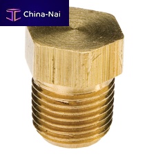 Hexagonal plug malebrass