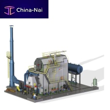 Steam boiler DHW gasbiomassreciprocating grate
