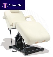 Electric spa table Lumina Elite with headrestwith adjustable height backrest3-section