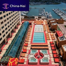 Multiplace swimming pool-spa mosaicstainless steeloutdoor