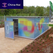 Glass toilet cabin PARTITION PU150multiple