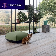 Contemporary ottoman Brionifabricsquareindoor