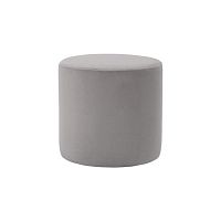 Contemporary pouf 4200 TLvelvetsynthetic leatherround
