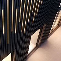 Panel cladding SMARTIA Barcodealuminumverticalhorizontal