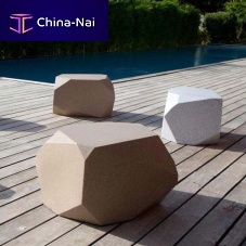 Contemporary pouf PIEROpolyethyleneilluminatedgarden