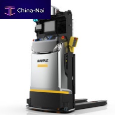 Battery-powered forklift truck AGVpalletloading
