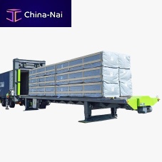 Container loading and unloading system CLSfor woodfor automationplate