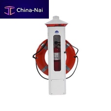 Fire pedestal Firehouse with built-in lightfor docks