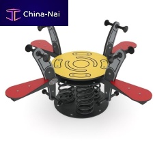 HDPE spring rocker COMPACT SERIES4-seater