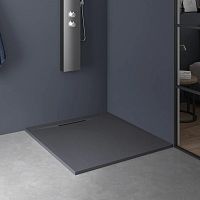 Square shower base KinelinerecessedBiolexnon-slip
