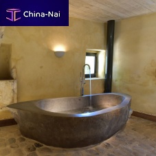 Oval bathtub Baignoirepierrefree-standingstone