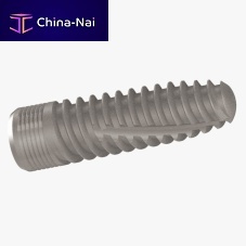 Cylindrical dental implant titaniuminternal hexagoncortical