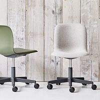 Contemporary chair SIXEindoorpolypropylenemetal base