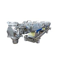 Vibrating conveyor troughfor bulk materialsstainless steel
