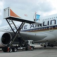 Self-propelled ambulift A380for people with reduced mobilityfor airport
