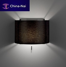 Contemporary wall light LEWITindoormetalfabric