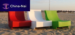 Contemporary armchair SIT-UPpolyethylenerecyclableilluminated
