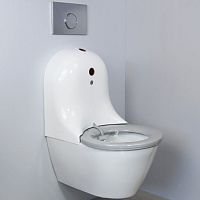 Electronic toilet HYGISEAT wall-hungceramicplastic