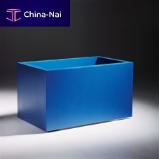 Freestanding bathtub XSScandinavian styleSolid Surfaceblue