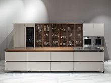 Contemporary kitchen V888wood veneermarblemetal