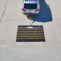 Airport runway sweeper towedcompact