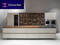 Contemporary kitchen V888wood veneermarblemetal