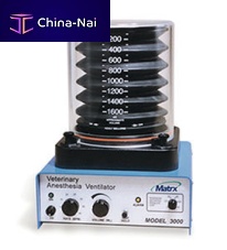 Anesthesia ventilator Model 3000veterinaryelectro-pneumatic
