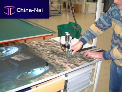 Ultrasonic cutting machine textileCNC