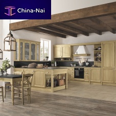 Traditional kitchen MIDAwoodenislandL-shaped