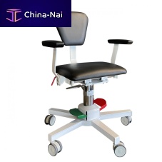 X-ray examination chair ERGO XR2hydraulicheight-adjustableon casters